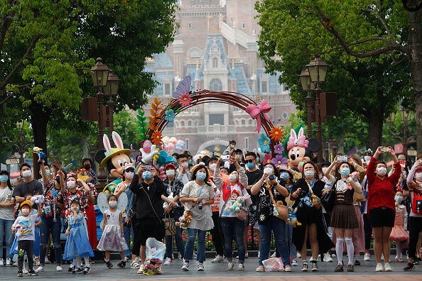 Disney Shanghai Reopens To Limited Visitors As China Recovers From Coronavirus Pandemic