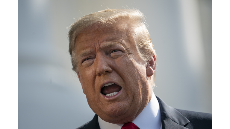 President Trump Departs White House For Trip To Arizona