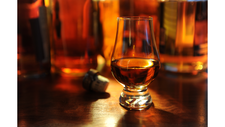 Whiskey tasting glass