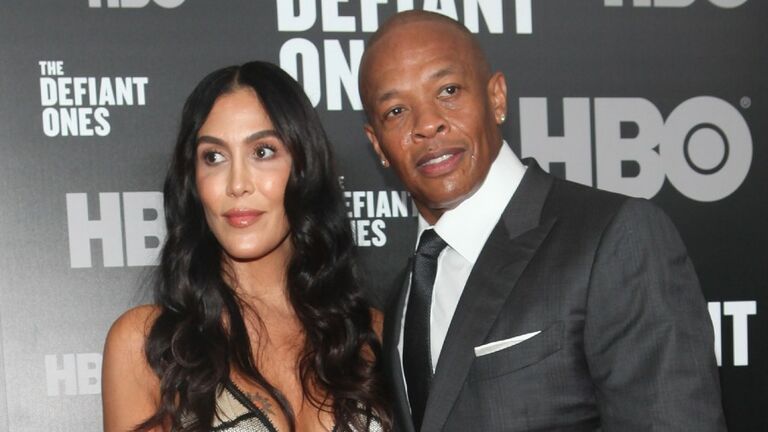 Dr. Dre & Nicole attend movie premiere 