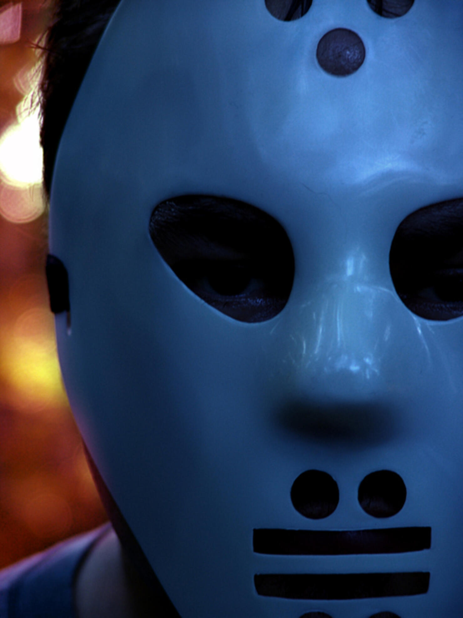 Crazy Psycho Hockey Mask Guy