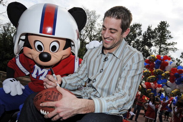 Super Bowl XLV MVP Aaron Rodgers Honored At Disney World