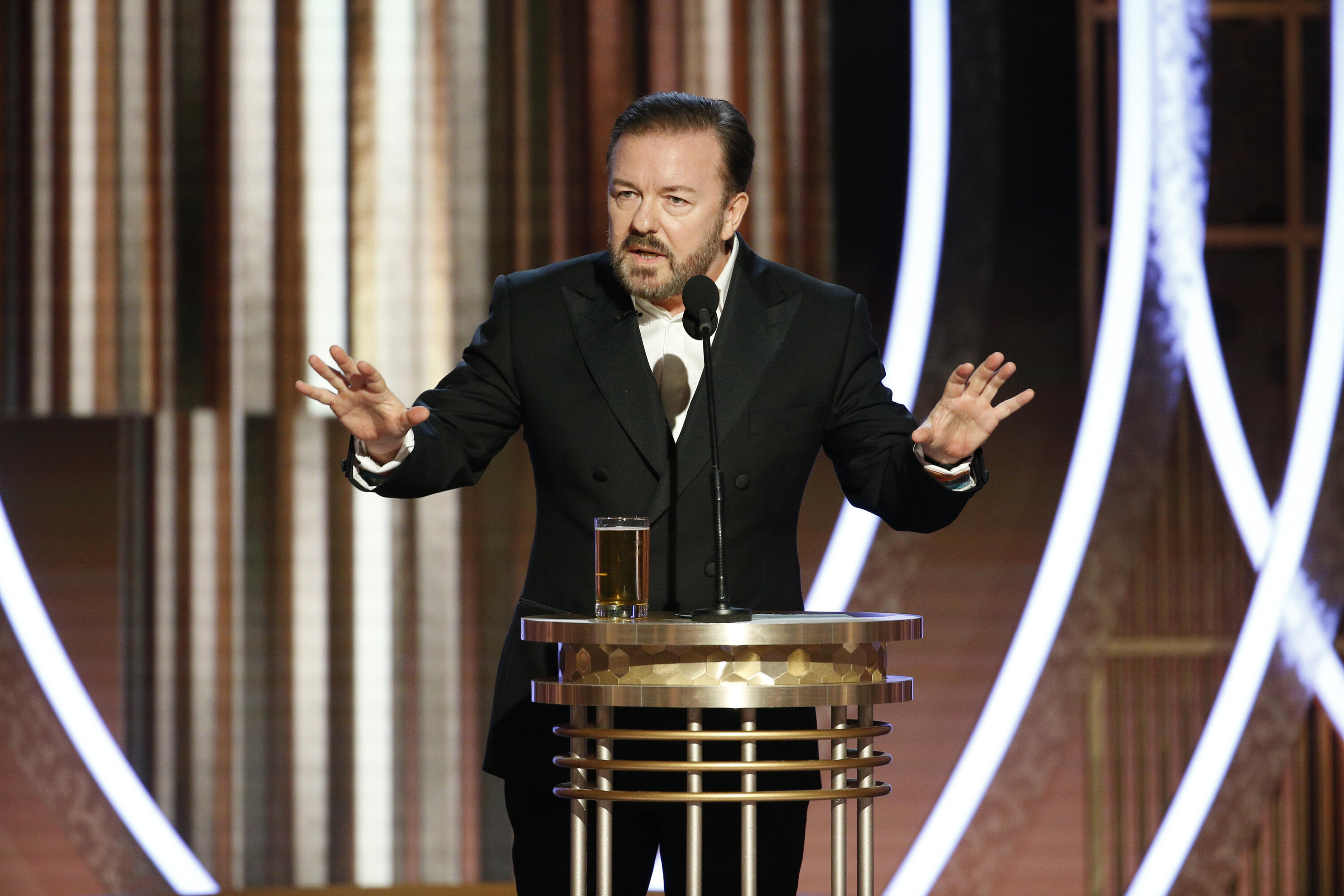 Comedian Ricky Gervais On The 2nd Season Of His Netflix Show "After
