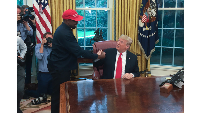 Kanye West and Donald Trump