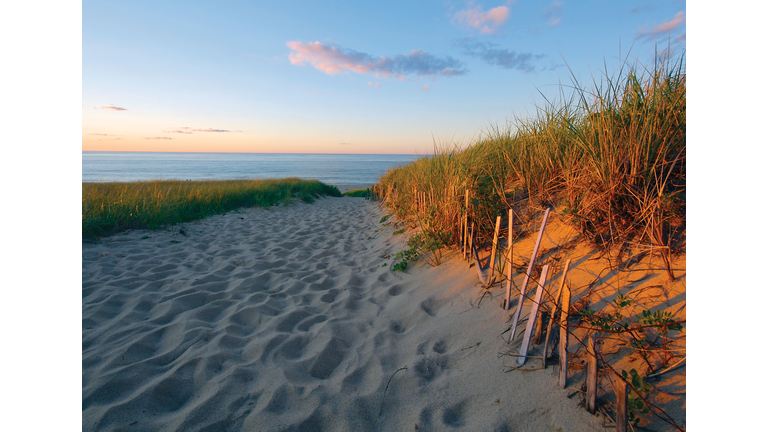 Beach at sunset