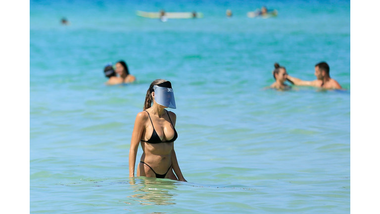 Miami-Dade Beaches Reopen After Being Closed For Coronavirus Pandemic