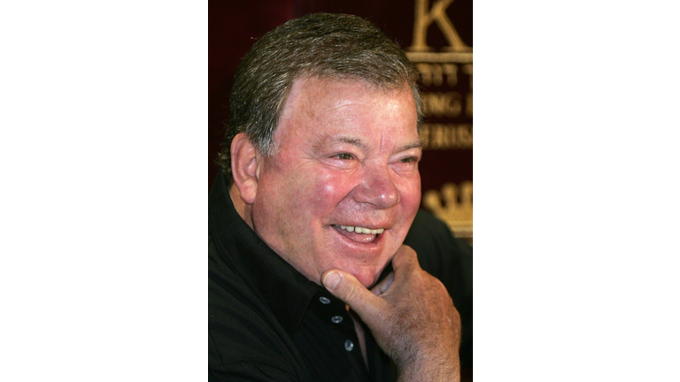 Hollywood Star William Shatner smiles du