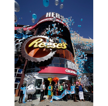 Hershey's Chocolate World Grand Opening At New York-New York Hotel & Casino