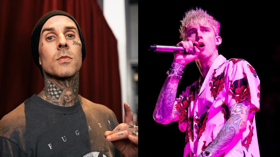 Travis Barker Roasts MGK For Not Getting Joke Within Blink-182 Album ...