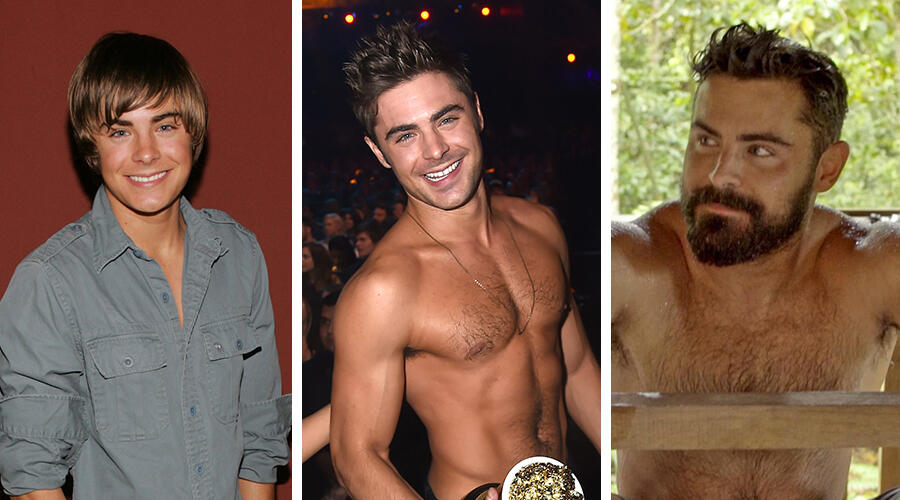 Zac Efrons Transformation Through The Years Iheart 