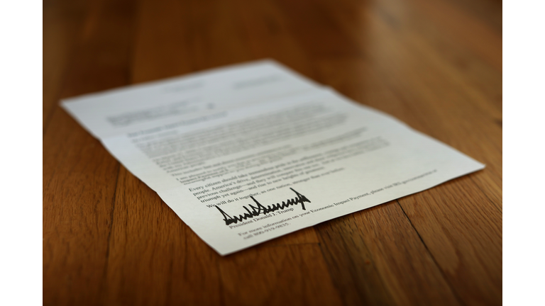 Stimulus Checks With President Trump's Name Sent Out To Americans