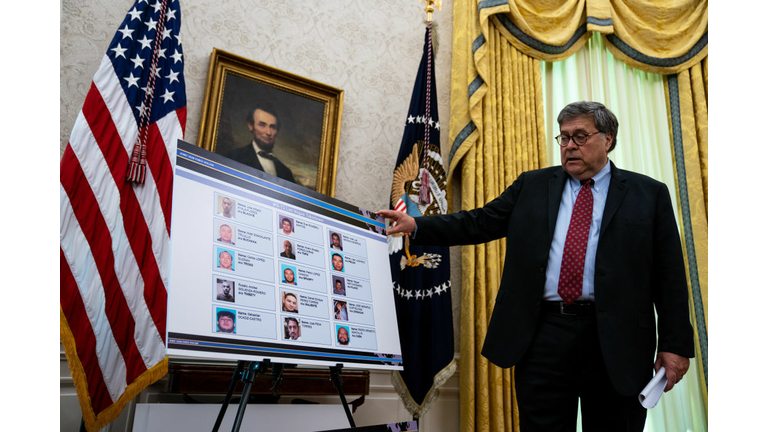 President Trump Receives Update On Fight Against MS-13 Gang