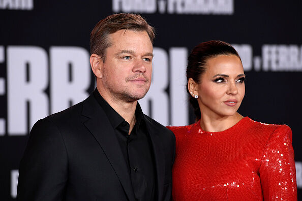 Matt Damon and wife Luciano Barroso 
