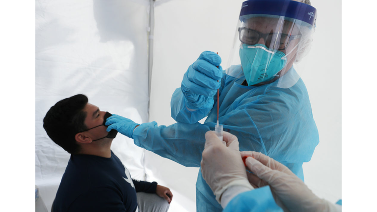Los Angeles Church Offers Covid Testing, As Cases In L.A. County Continue To Spike Upwards