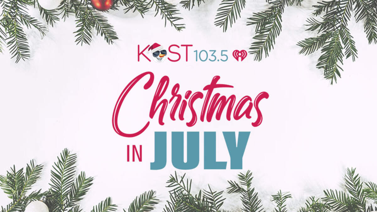 KOST 103.5 Kicks Off "Christmas in July" KOST 103.5