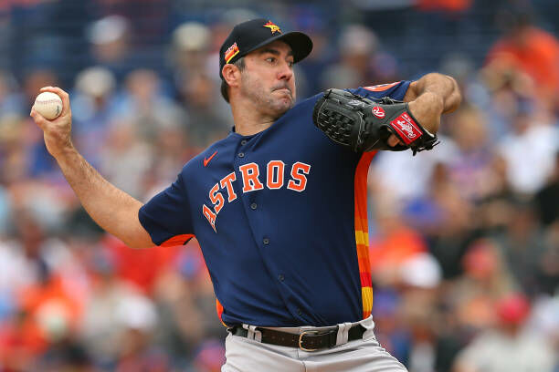 Justin Verlander with a forearm injury