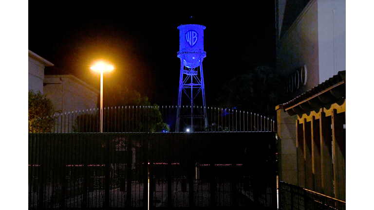 Landmarks And Stadiums Across The Country Illuminated In Blue To Honor Essential Workers