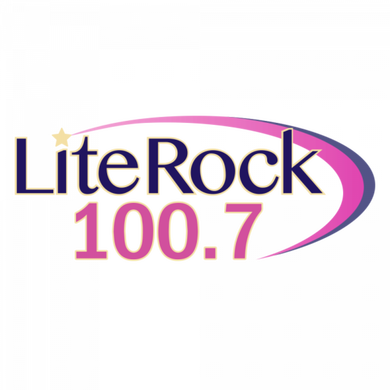Lite Rock 100.7 logo