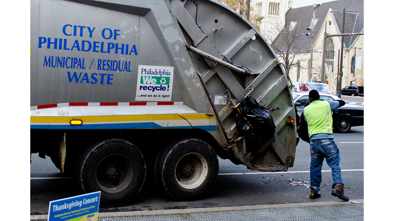 Sanitation workers (Getty)