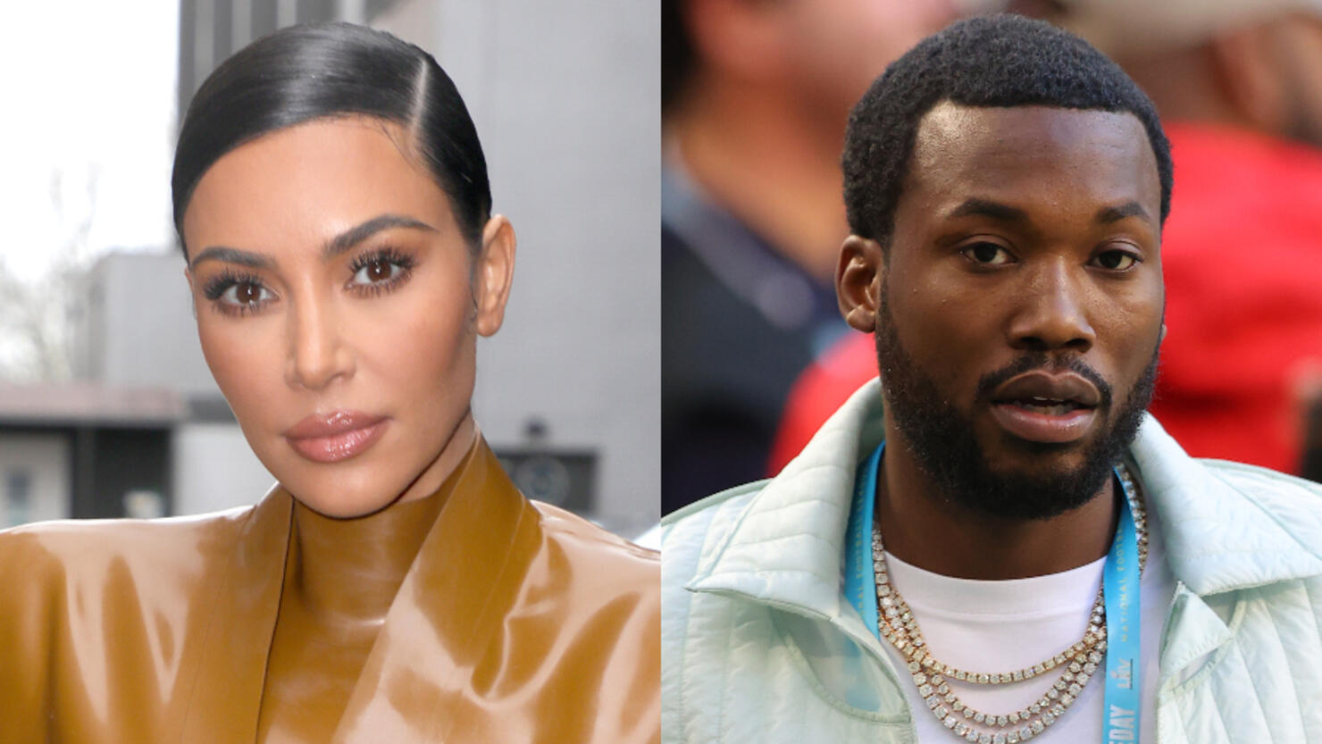 Kim Kardashian & Meek Mill's Meeting Photo: Kanye West Wanted A