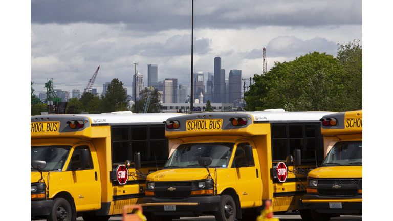 Seattle School Bus Delivers Lunches To Kids During Coronavirus Shutdown