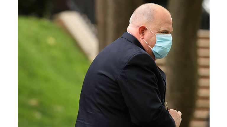 Maryland Gov. Larry Hogan Holds His Daily Press Conference On State's COVID-19 Response. Photo: Getty