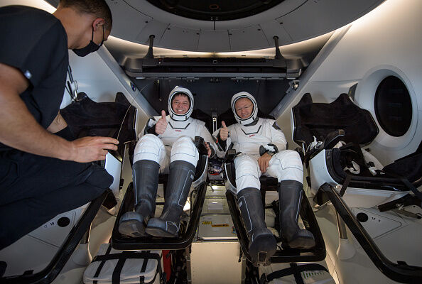 Dragon Capsule Returns To Earth From The International Space Station