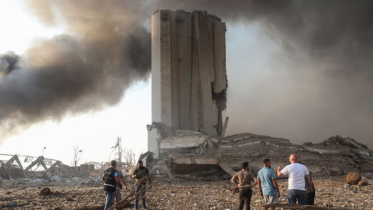 Large Explosion In Lebanon's Capital