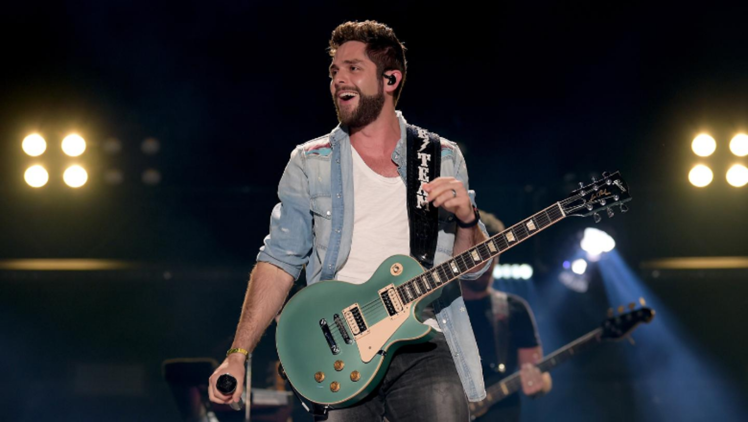 Thomas Rhett Hooked Himself In The Leg While Fishing In Colorado