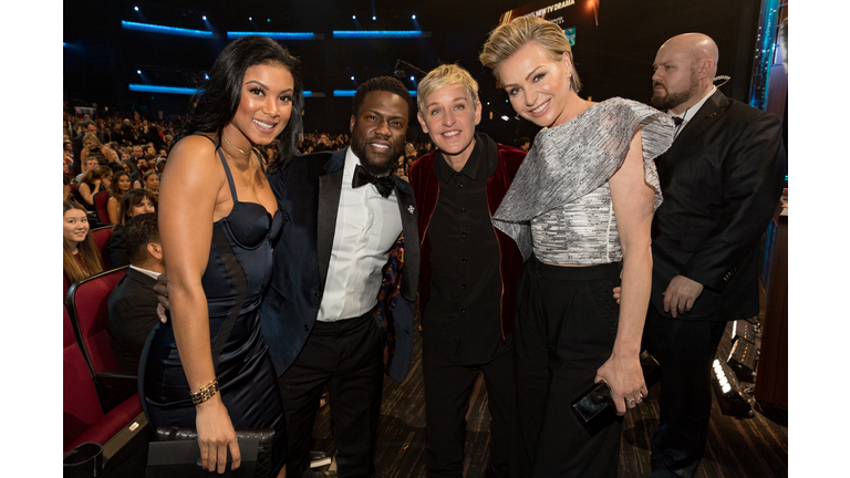 Kevin Hart and Ellen DeGeneres (Getty)