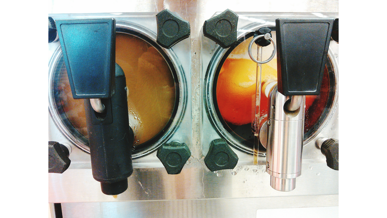 Close-Up Of Slurpee Machines