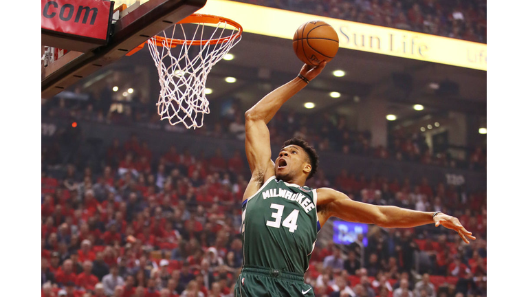 Milwaukee Bucks v Toronto Raptors - Game Four -Photo by Gregory Shamus/Getty Images