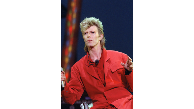 British singer David Bowie performs 