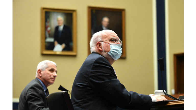 GETTY IMAGES: Dr. Robert Redfield. Fauci And Others Testify In House Hearing On Trump Administration's Response To Pandemic