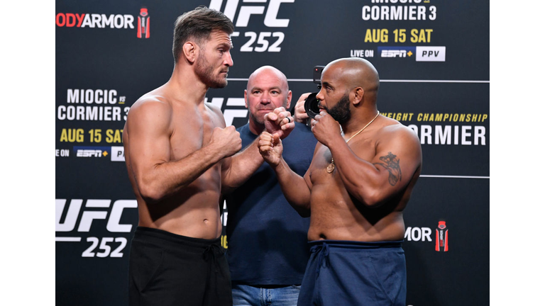 UFC 252 Miocic v Cormier 3:  Weigh-Ins