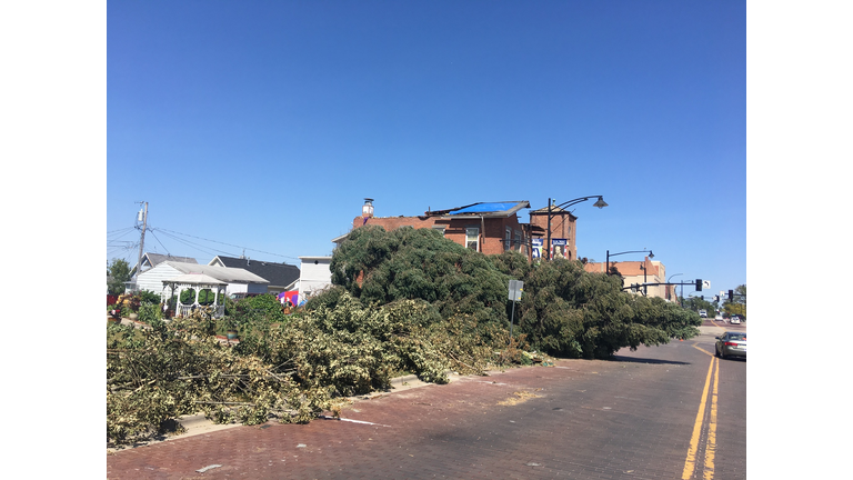 Marion, Iowa storm damage August 16, 2020 