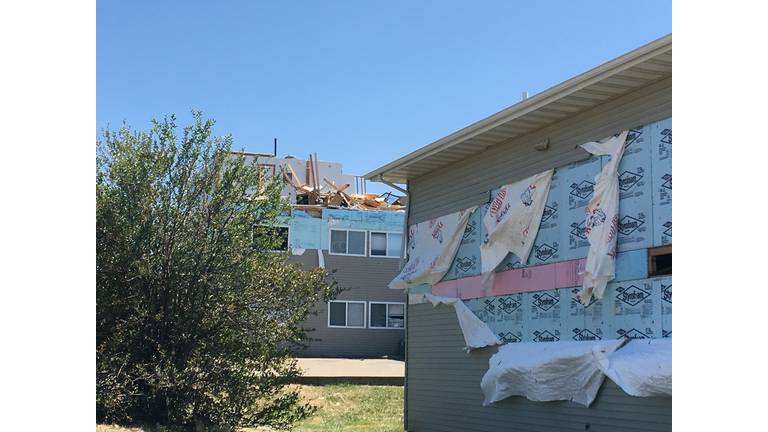 Marion, Iowa storm damage August 16, 2020 