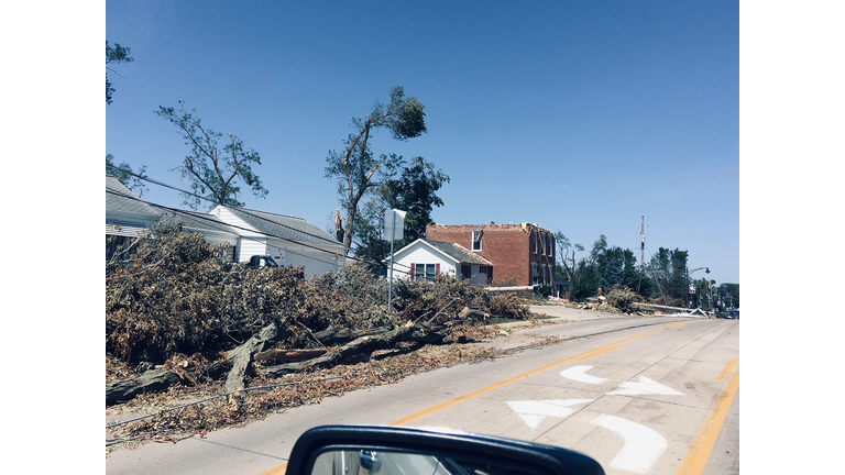 Marion, Iowa storm damage August 16, 2020 