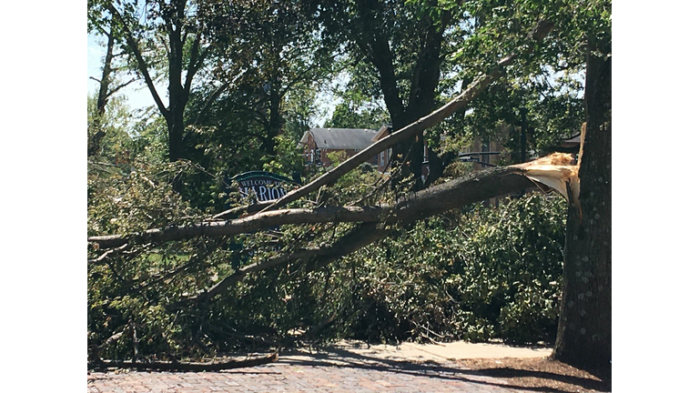 Marion, Iowa storm damage August 16, 2020 