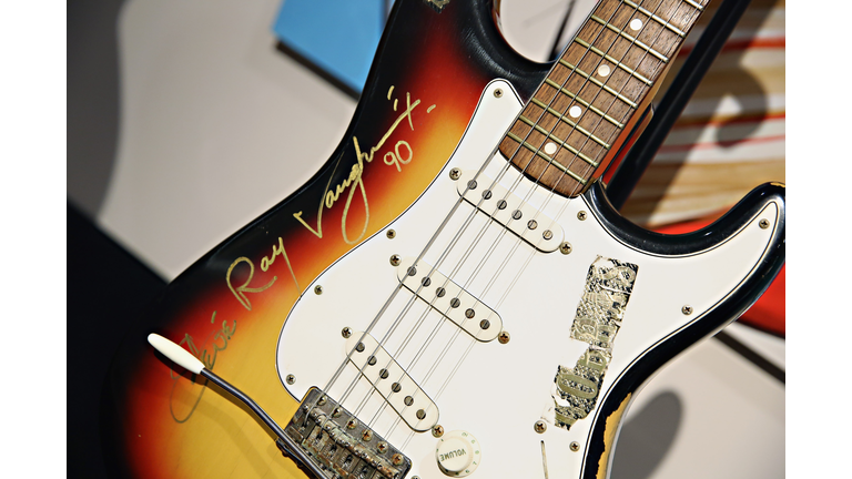 Stevie Ray Vaughan's Autographed Guitar