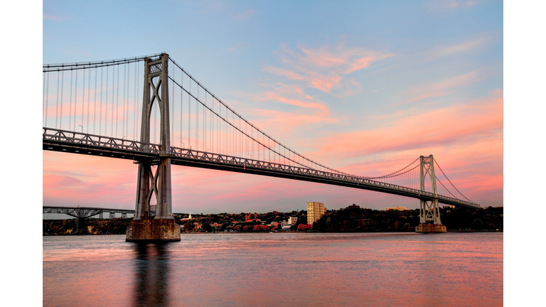 Mid-Hudson Bridge across the Hudson river in Poughkeepsie