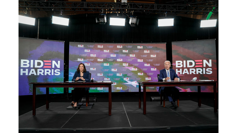 Presidential Candidate Joe Biden And Running Mate Kamala Harris Hold Campaign Event In Delaware