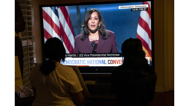 Americans Across The Nation Watch Virtually Held Democratic National Convention