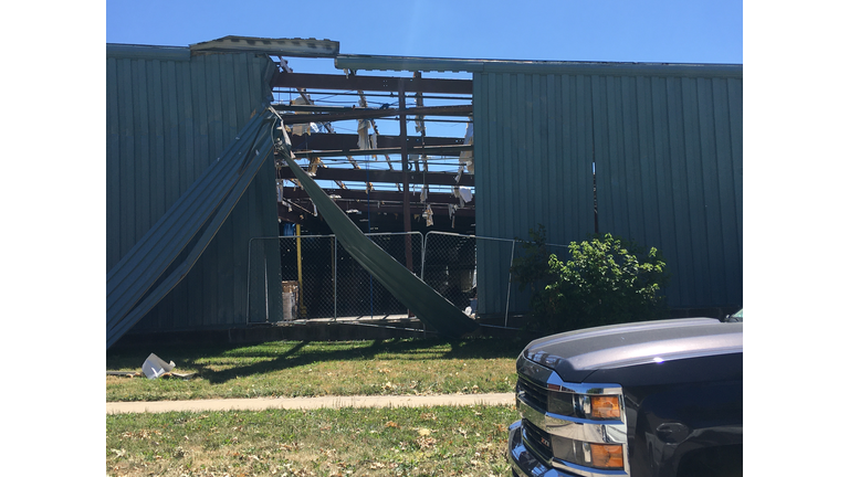 Cedar Rapids, Iowa August 10, 2020 storm damage