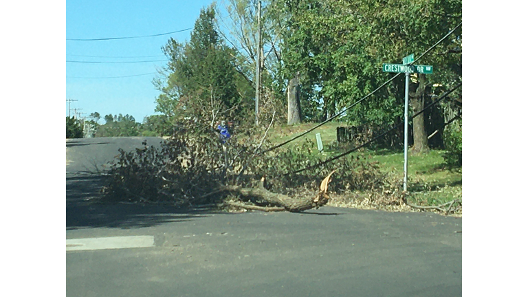 Cedar Rapids, Iowa August 10, 2020 storm damage