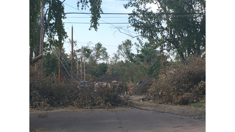 Cedar Rapids, Iowa August 10, 2020 storm damage