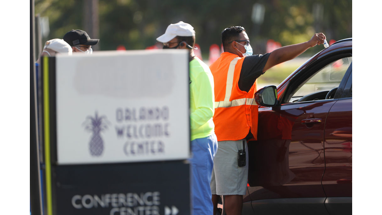 Coronavirus Testing Site Opens At Disney World's Maingate Complex