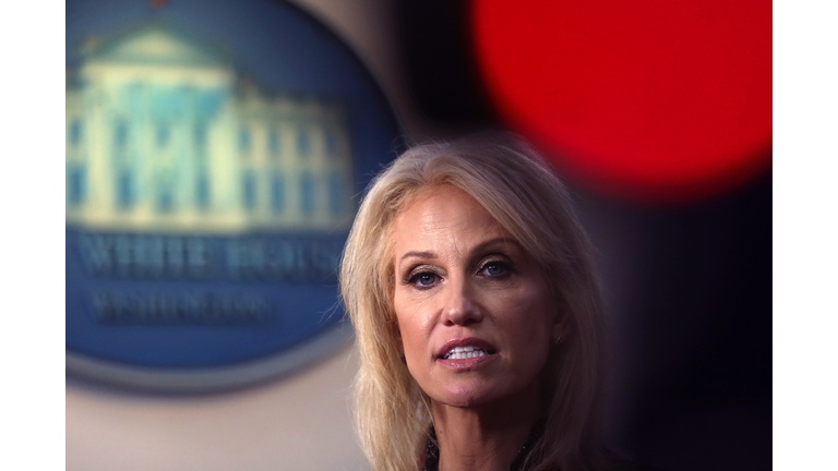 Kellyanne Conway Speaks To The Media At The White House