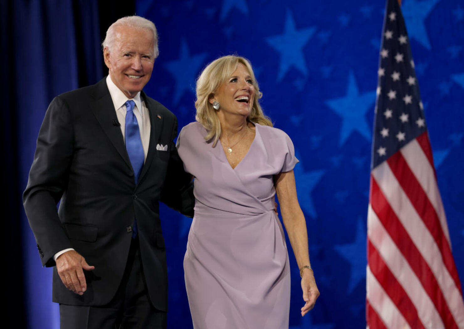 Joe Biden Accepts Party's Nomination For President In Delaware During Virtual DNC