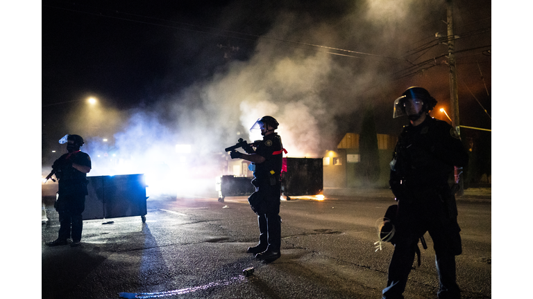 Nightly Anti-Police Protests Against Continue In Portland